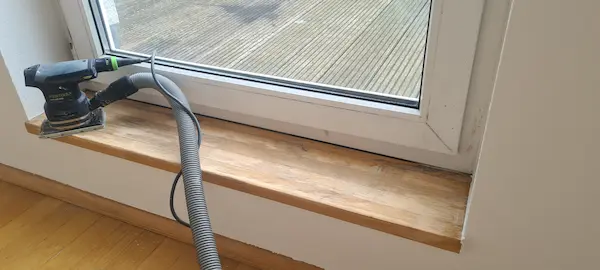 Fensterbank Lackieren Schleifen