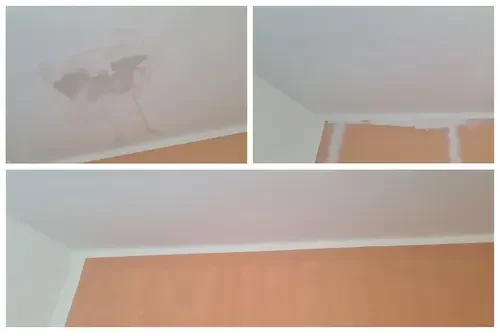 Wasserschadenbeseitigung Vorher-Nachher